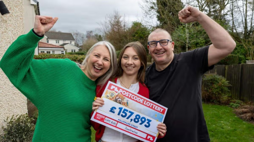 Richard Paterson Postcode Lottery Winner